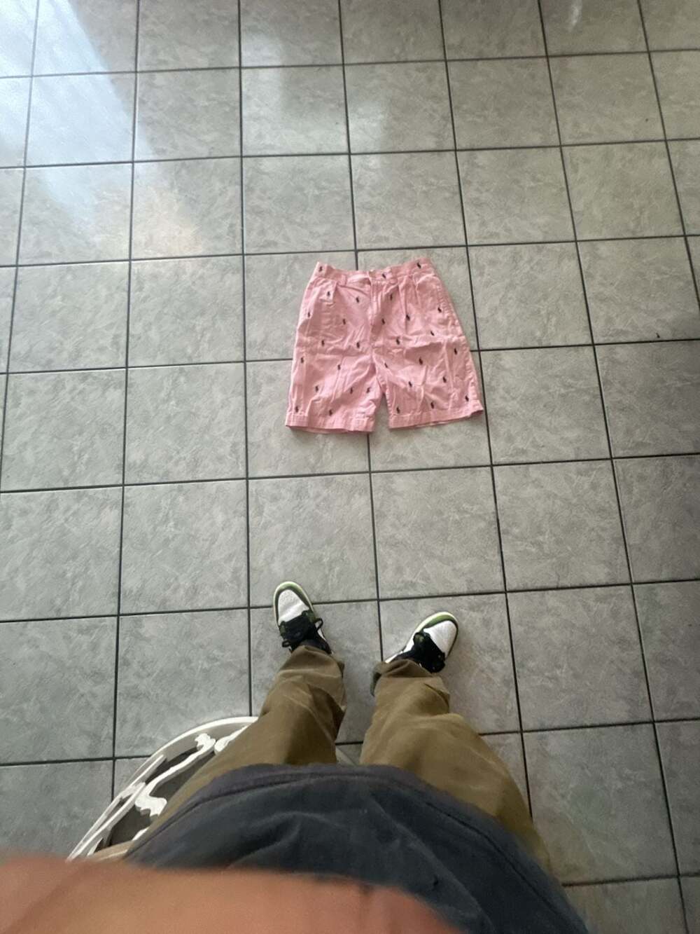 Polo by Ralph Lauren Tyler Short Pink All Over Pony Logo Size 29